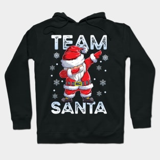 Team Santa Pajama Shirt Dabbing Claus Family Matching Gift Hoodie